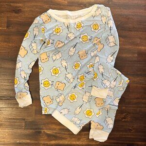Little Sleepies 2-Piece PJ Set (Blue Breakfast Buddies)
